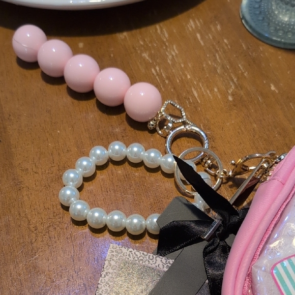 Pink  Accessory Pouch - Picture 3 of 3